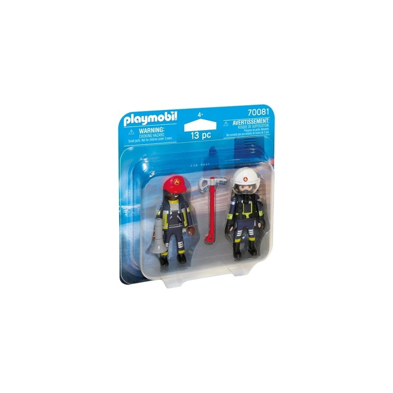 Playmobil - set 2 figurine - pompieri