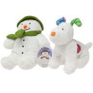 Rainbow designs - Set 2 jucarii din plus Snowman 16 cm & Snowdog 15 cm, Snowman