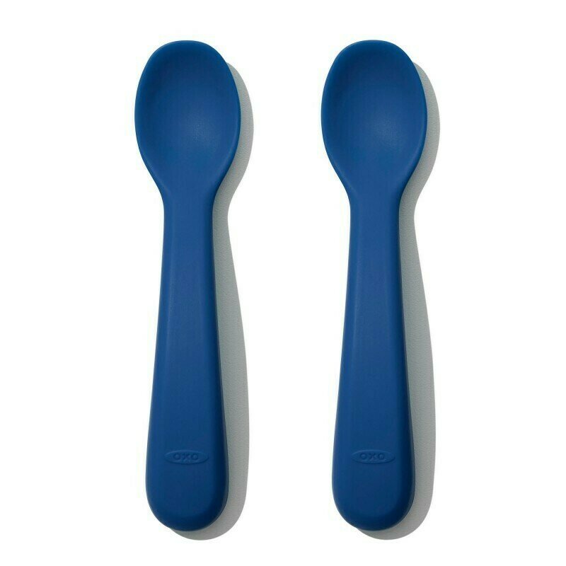 Oxo tot - set tacamuri 2 bucati din silicon, navy