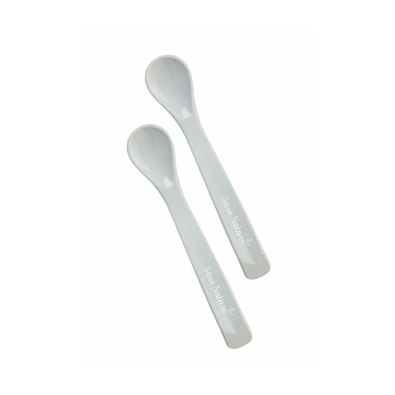 Saro baby - set tacamuri 2 bucati din silicon, gri