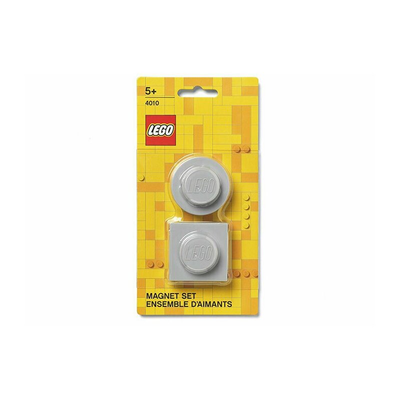 Lego - set magneti 2 bucati , gri