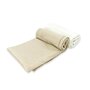Set 2 museline, MimiNu, Multifunctionale, Din bumbac certificat Oeko Tex Standard 100, Ideale pentru infasat, 80x80 cm, Warm beige and Cream - 2