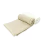 Set 2 museline, Qmini, Multifunctionale, Din bumbac certificat Oeko Tex Standard 100, Ideale pentru infasat, 75x75 cm, Warm beige and Cream - 2