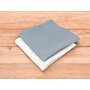 Set 2 museline, Qmini, Multifunctionale, Din material certificat Oeko Tex Standard 100, 30x30 cm, Jeans si Cream - 3