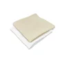 Set 2 museline, Qmini, Multifunctionale, Din material certificat Oeko Tex Standard 100, 30x30 cm, Warm beige si Cream