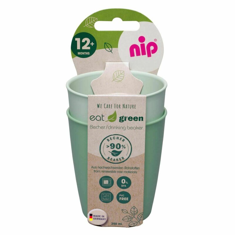 Nip - set pahare , eat green , 2 buc