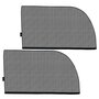 Set 2 parasolare auto, Lionelo, Sunblocker, Universale, Instalare usoara, Negru - 1