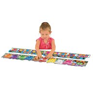 THE LEARNING JOURNEY - Puzzle educativ Trenul urias cu culori si forme Puzzle Copii, piese 60