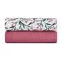 Set 2 scutece, Petite&Mars, Misty, Din muselina de bambus, Hipoalergenice, Dimensiuni mari, 120 x 120 cm, Certificate Oeko Tex Standard 100, Pink Meadow - 3