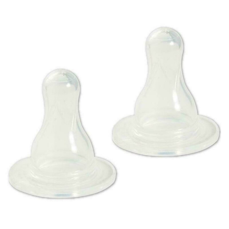 Lorelli - Set 2 tetine silicon Small silicon transparent