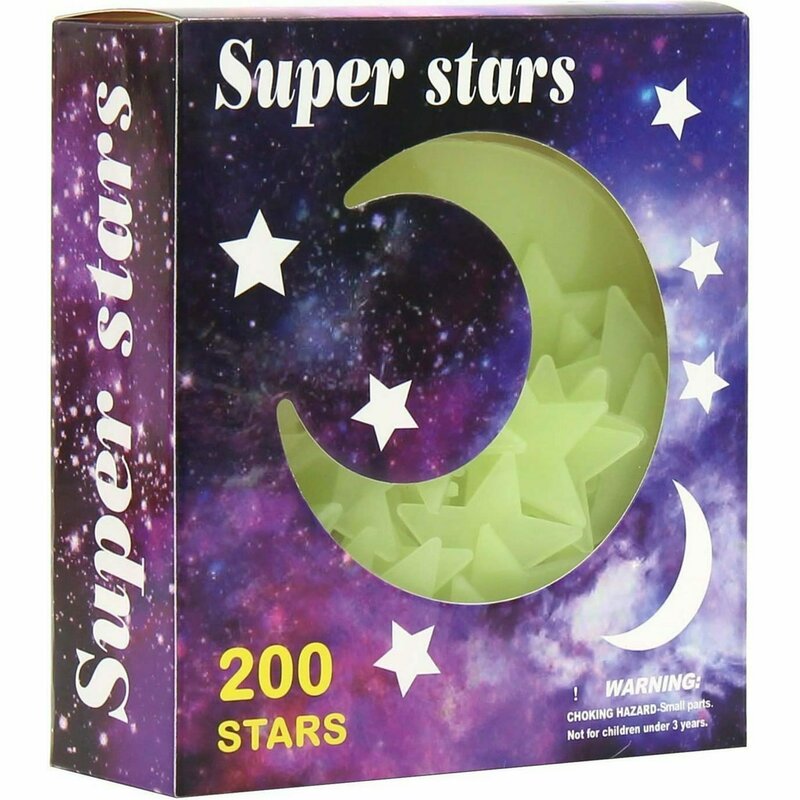 Bambinice - set stele fosforescente 200 buc