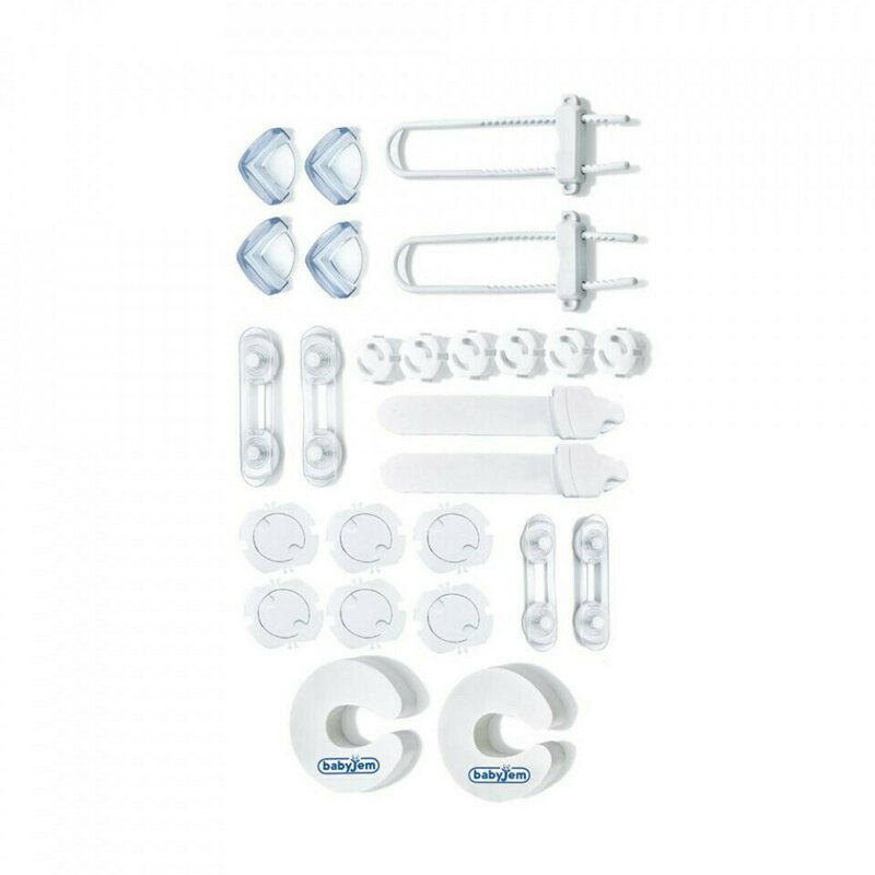 Babyjem - set 26 protectii pentru mobilier home safety kit