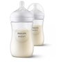 Set 2 x biberoane anticolici, Philips Avent, Natural Response, 260 ml, 1 luna + 4 x tetine cu debit 4 (mediu), 3 luni+ - 5