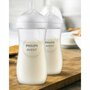 Set 2 x biberoane anticolici, Philips Avent, Natural Response, 330 ml, +3 luni + 4 x tetine cu debit 4 (mediu), 3 luni+ - 4