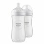 Set 2 x biberoane anticolici, Philips Avent, Natural Response, 330 ml, +3 luni + 4 x tetine cu debit 4 (mediu), 3 luni+ - 2