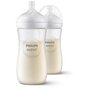 Set 2 x biberoane anticolici, Philips Avent, Natural Response, 330 ml, +3 luni + 4 x tetine cu debit 4 (mediu), 3 luni+ - 5