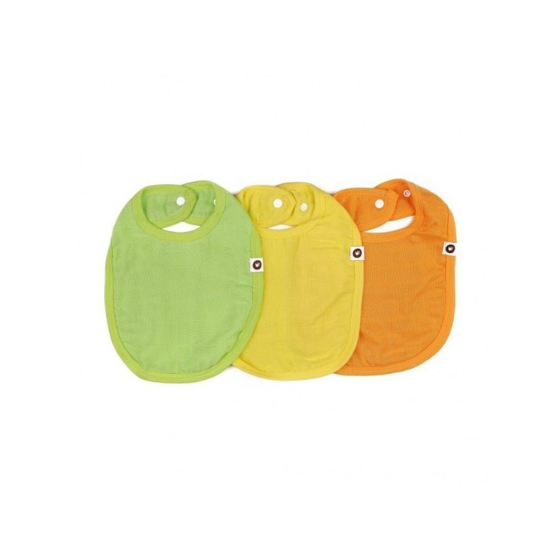 Xkko - set 3 bavete din bambus, colours mix