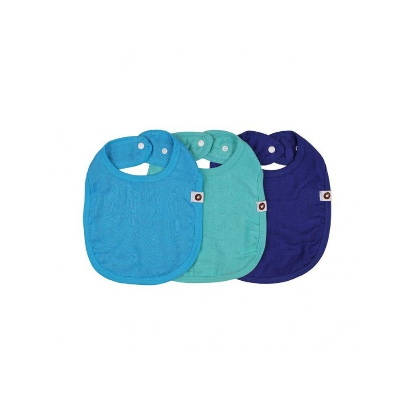 Xkko - set 3 bavete din bambus, ocean mix