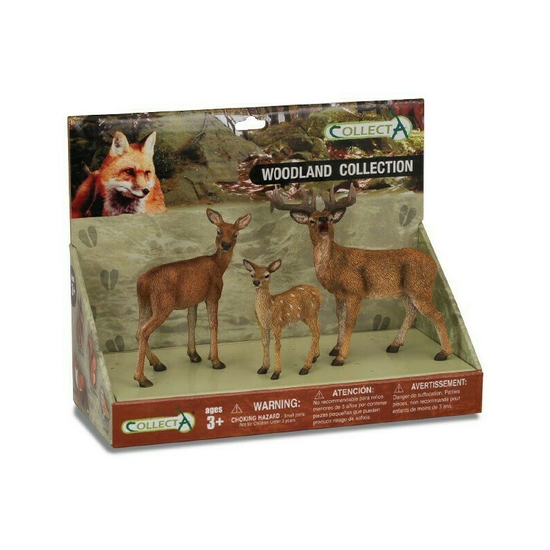 Collecta - set 3 figurine animale din padure