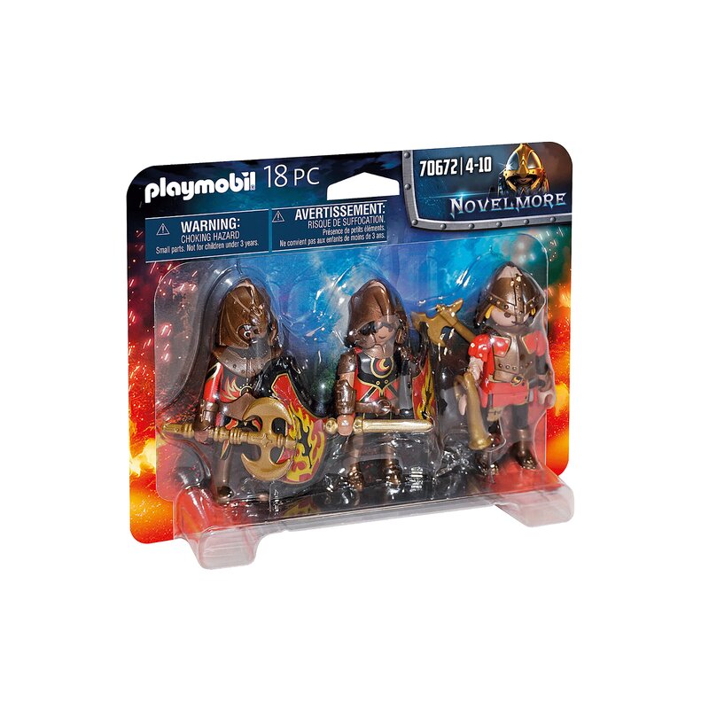 Playmobil - set figurine banditii burham , novelmore , 3 piese