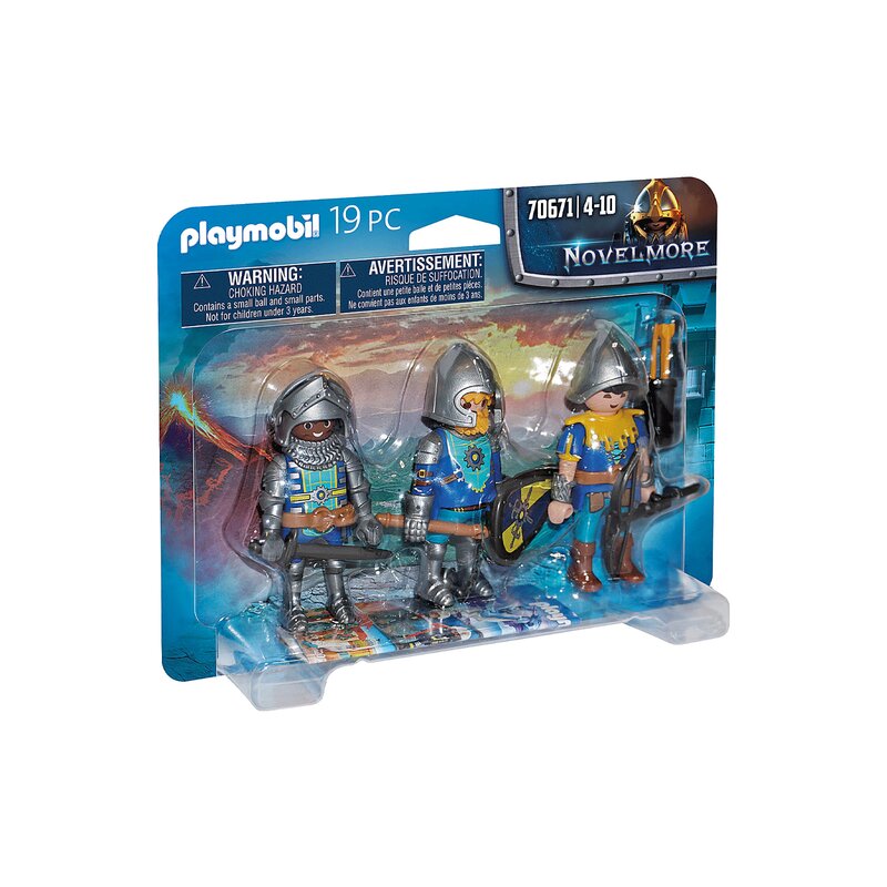 Playmobil - Set figurine Cavaleri , Novelmore , 3 piese