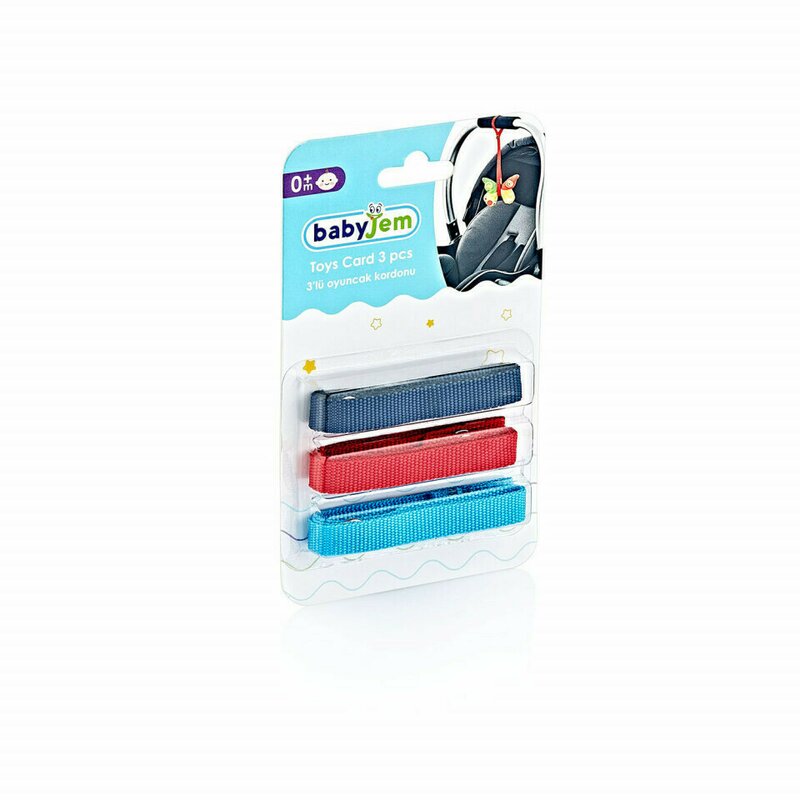 Babyjem - set 3 panglici pentru agatat jucarii