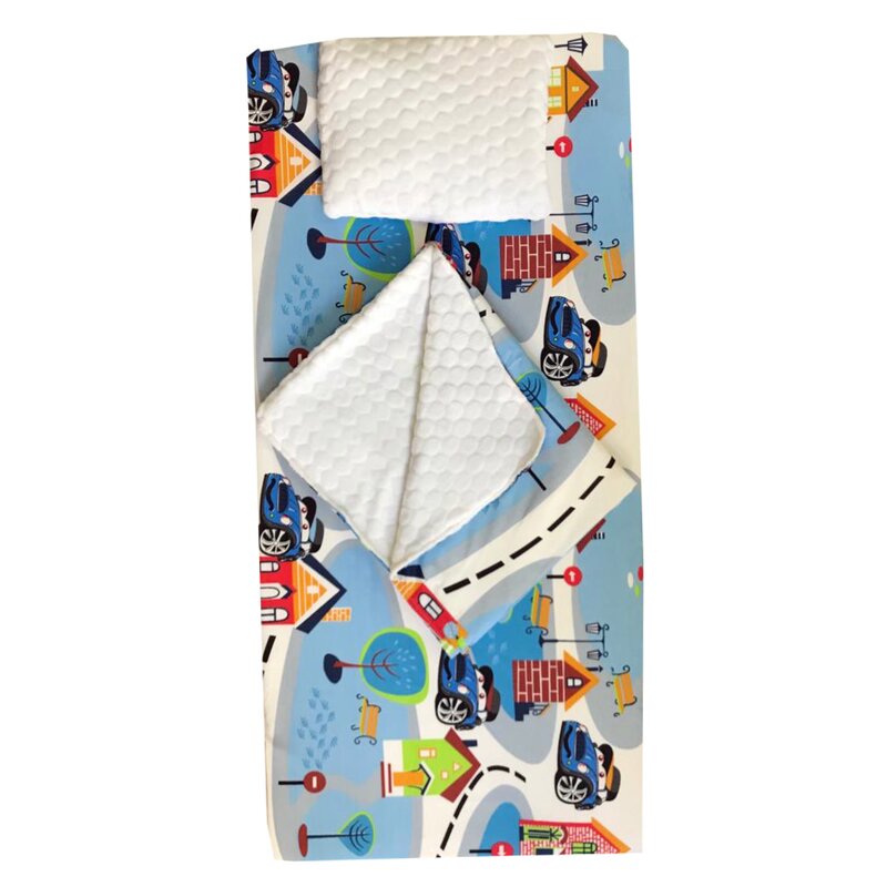 Deseda - Set 3 piese de iarna paturica cu cearsaf si pernuta pentru pat 140x70 cm Oraselul