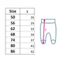 Set 3 piese, New Baby, Classic II, Include 3 perechi de pantalonasi cu botosei, Marime 56, Din bumbac 100%, Blue - 5