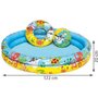 Bestway - Piscina Gonflabila , Cu minge, Cu colac, 122x20 cm - 1