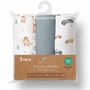 Set 3 scutece, Bocioland, Din muselina, Hipoalergenice, Dimensiune 70 x 70 cm, Blue - 9