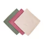 Set 3 scutece, Petite&Mars, Moussy, Din muselina de bambus, Hipoalergenice, 68 x 68 cm, Certificate Oeko Tex Standard 100, Botanic Tones - 2