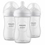 Set 3 x biberoane anticolici, Philips Avent, Natural Response, 260 ml, +1 luna + 4 x tetine cu debit 4 (mediu), 3 luni+ - 2
