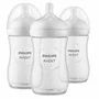Set 3 x biberoane anticolici, Philips Avent, Natural Response, 260 ml, +1 luna + 4 x tetine cu debit 4 (mediu), 3 luni+ - 2