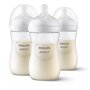 Set 3 x biberoane anticolici, Philips Avent, Natural Response, 260 ml, +1 luna + 4 x tetine cu debit 4 (mediu), 3 luni+ - 3