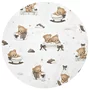 Set 4 in 1 Cosulet bebelus, MimiNu, Baby Cocoon 75x55 cm, Husa bumbac, Din bumbac certificat Oeko Tex Standard 100, Cu paturica 50x70 cm, Cu salteluta, Cu perna fluture, Tedy bear dreams beige - 3