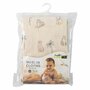 Set 4 lavete, Bubaba, Din muselina, Dimensiune 40x40 cm, Pentru spalarea si ingrijirea fetei si a corpului bebelusului dupa masa sau baita, Green/Beige - 3