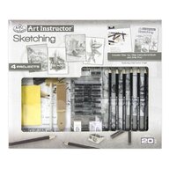 Set 4 proiecte schite in creion pentru incepatori