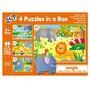 Puzzle animale Jungla , Puzzle Copii ,  4 in 1, piese 72 - 1