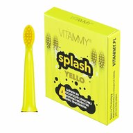 Vitammy - Set 4 rezerve periuta de dinti  Splash TH1811-4 Yello, Galben