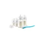 Set 4 x biberoane, Philips Avent, Natural Response, 1 x suzeta, 1 x perie de curatat, +0 luni + 4 x tetine cu debit 4 (mediu), 3 luni+ - 3