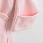 Set 5 piese, New Baby, Include Salopeta fara maneci, jacheta, body cu maneca lunga, caciulita, manusi, Marime 56, Din bumbac 100%, Classic Pink - 9