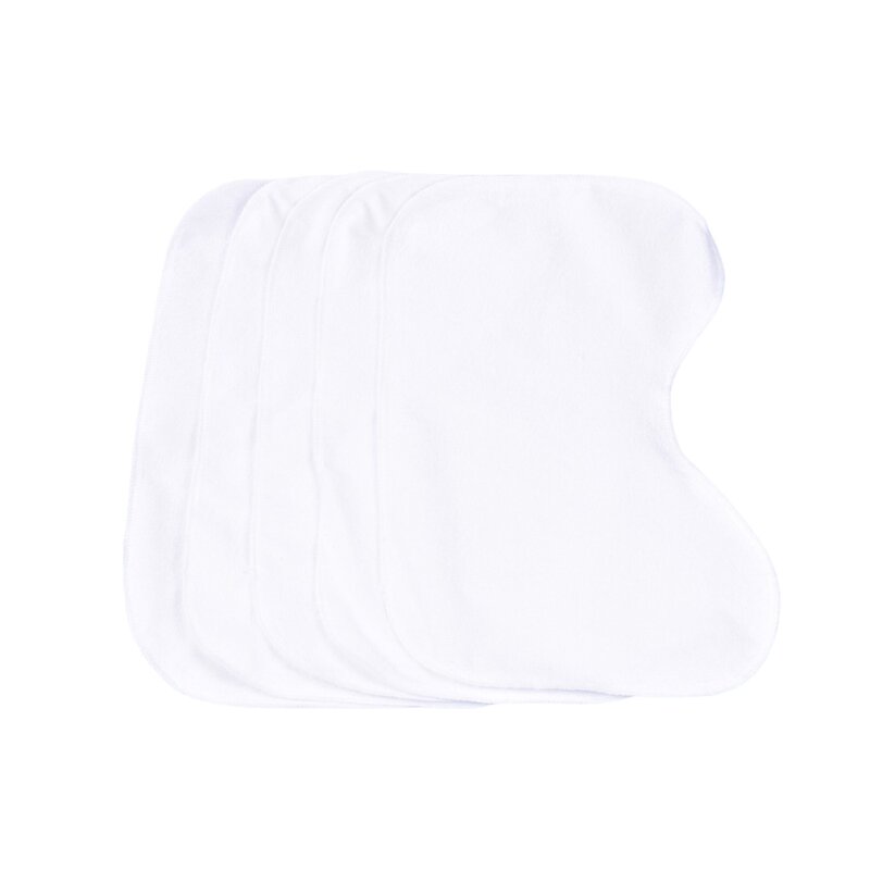 Paturica fermecata - set 5 protectii anti-regurgitare impermeabile bumbac alb