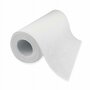 Set 50 bucati prosopele, Bocioland, Pe rola, Din bumbac, Hipoalergenice, Biodegradabile, 23x20 cm, White - 2