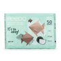 Set 50 scutece, Feedo, Maxi, De unica folosinta, Pentru 7-14 kg, 0 luni+ - 6