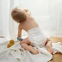 Set 54 scutece, Feedo, Midi, De unica folosinta, Pentru 4-9 kg, 0 luni+ - 4