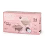 Set 54 scutece, Feedo, Midi, De unica folosinta, Pentru 4-9 kg, 0 luni+ - 7
