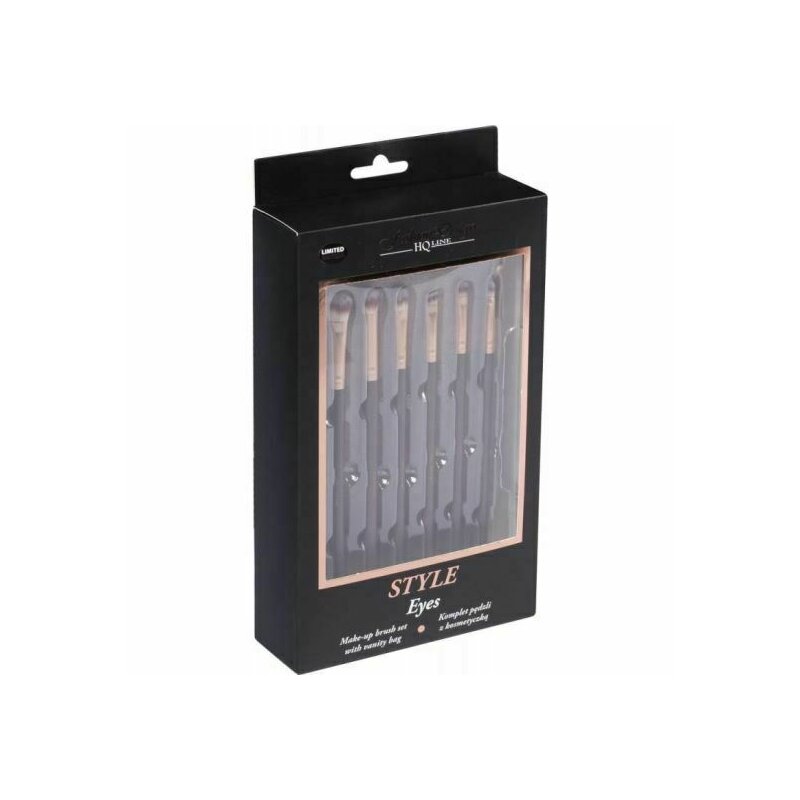 Top choice - set 6 pensule machiaj ochi si borseta style eyes 38334