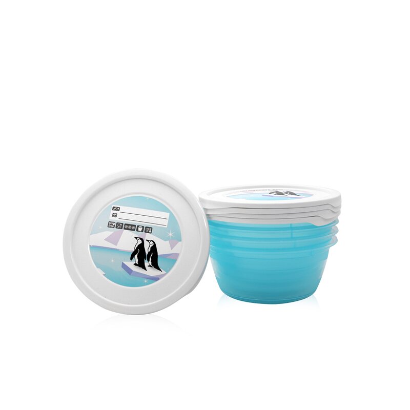 Lorelli - set 6 recipiente cu capac pentru pastrarea hranei 0.2 litri custom