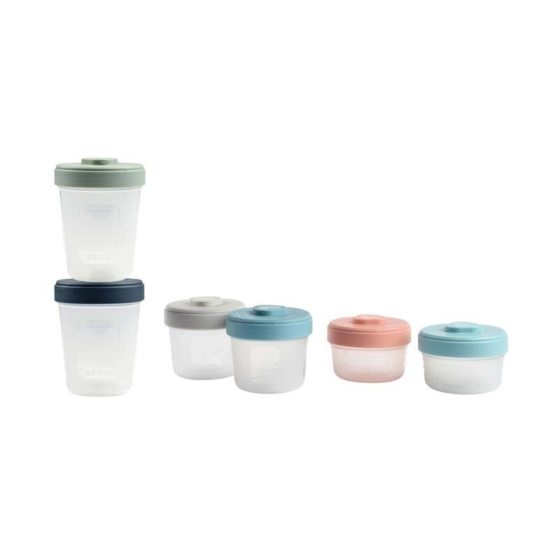 Beaba - set recipiente 6 bucati, 2x90 ml, 2x150 ml, 2x250 ml