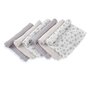 Set 6 scutece, Jane, Din muselina de bambus, Hipoalergenice, 35 x 35 cm, Star